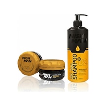 M1 Argan Özlü Mat Görünümlü Wax 100 Ml X 3 Adet/+ 400 Ml Tuzsuz Şampuan Hediye