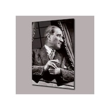 Atatürk 16 Atatürk Ve Türkiye Cam Tablo Pct0512 Atatürk Temalı Dekoratif Duvar Tablosu, Salon, Ofis Ve Çalışma Alanı Dekoru,