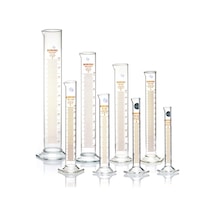 Cam Mezür 25 Ml Borosıl Class A Sertifikalı - Altıgen Tabanlı