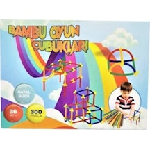 Bambu Oyun Çubukları 300 Parça