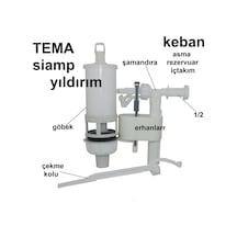 Tema Keban Siamp Asma Rezervuar İç Takımı Çekmel