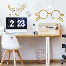 Rmk4955gm Harry Potter Gözlükleri Dev Soyma Ve Çubuk Duvar Çıkartması