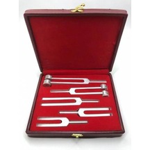 5'li Diapozon Set, Frekans 128, 256, 512, 1024 Ve 2048 Diyapozon Set