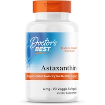 Doctors Best Astaxanthin With Astareal Supports Skin Elasticity For Healthy  90 Softgels
