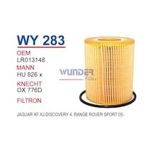 WUNDER WY283 YAĞ FİLTRESİ - JAGUAR XF,XJ -DİSCOVERY 4 , RANGE ROV