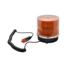 12v-24v Çakar Tepe Lamba Ledli Mıknatıslı Çakmak Fişli Sarı 110 115 Mm