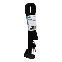 Zincirli Anahtarlı Motor - Bisiklet Kilit Bez Kılıflı Aç-kapa Kilit Kapak 150cm Bx40 Çok renkli