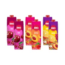 Dimes Vişne-şeftali-karışık Meyve Suyu 1 Lt 6 Li Karma Paket