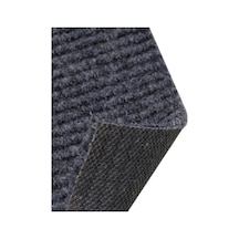 Gri Çelik Halı, Yolluk, Lastik Tabanlı, 1x4 Metre, Kaydırmaz
