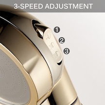 Gümüş Basınçlı 3 Modlu Yağmurlama Su Duşu El Güçlendirme Kafası Gümüş