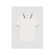LC Waikiki Alıta Cıty Farkıyla Lcw Kids Beyaz Polo Yaka Erkek Çocuk Tişört Beyaz - 924181801 Beyaz