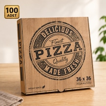 Pizza Kutusu 36 X 36 Cm 100 Adet Karton Pizza Paketleme Kutusu