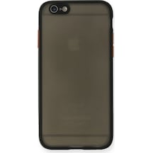 Apple iPhone Uyumlu   6 Kılıf Montreal Silikon Kapak - Siyah
