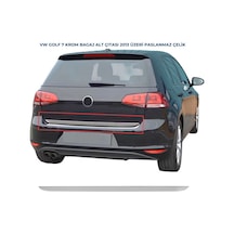 Ebal Otomotiv VW Golf 7 Krom Bagaj Alt Çıtası 2013 üzeri Paslanmaz Çelik