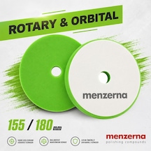 Menzerna Hare Giderici Cila Süngeri 155/180mm - Yeşil Rotary Orbital Uyumlu Hologram Giderici Ped