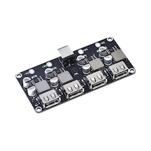 6V - 30V 24W 4 USB'li Gerilim Azaltıcı Hızlı Şarj Kartı