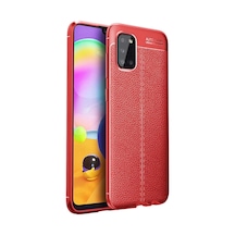 Newface Samsung Galaxy A31 Kılıf Auto Focus Kapak - Kırmızı