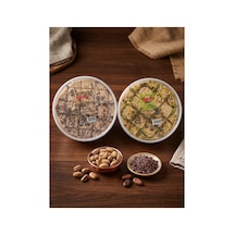 Antep Fıstıklı Ve Kakaolu Tahin Helvası Seti 2'li Paket 455 Gr + 455 Gr