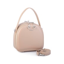 Nas Bag Mini Kadın El Ve Çapraz Çanta Kum Zra 17x17 Cm