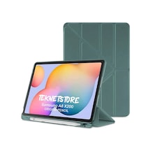 Samsung Galaxy Tab S6 Lite P610 Uyumlu Kalem Bölmeli Pu Deri Arkası Yumuşak Koruyucu Silikon Kılıf