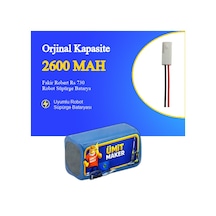 Fakir Robert Rs 730 Robot Süpürge 2600 Mah 14.4 V Batarya  Uyumlu Uzun Ömürlü, Yüksek Performans Pil