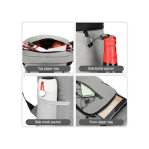 Jzcat- An Yalıtımlı Soğutucu Sırt Çantası Rahat Yumuşak Soğutucu Siyah