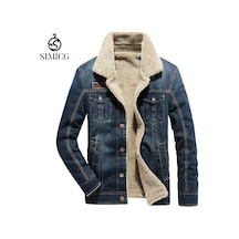 Sımıcg Casual Polar Denim Ceket-lacivert Lacivert