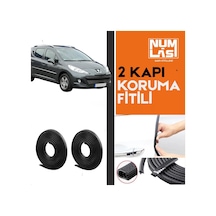 Peugeot 207+ Station Wagon İki Kapı Koruma Fitili Siyah Renk Numlas-a Kalite-nm2617