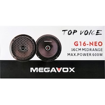 Megavox G16 Neo 600 Watt 100 Rms Slim Mıdrange Anfi uyumlu