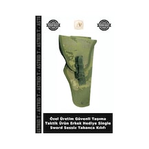 Özel Üretim Güvenli Taşıma Taktik Ürün Erkek Hediye Single Sword Sessiz Tabanca Kılıfı