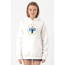 The Smurfs Original Gargamel Beyaz Kadın 3ip Kapşonlu Sweatshirt 001 The Smurfs Original Gargamel Beyaz Kadın 3ip Kapşonlu Sweatshirt 001