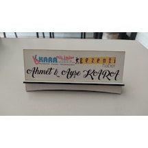 Ahşap Lazer Kesim ve Süblimasyon İsimlik