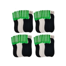 Dündar 10'Lu  Bambu Erkek Sneaker Çorap Solmaz Burun Dikişsiz