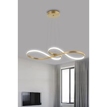 Modern Yol Led Avize Orjinal Kaplama - 3 Renk Kumandasız - Gold Gold