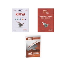 2027 2027 Ayt Limit Kimya Soru + Cumhuriyet Dönemi Türk Edebiyatı El Kitabı + Anla Kazan Paragraf Deneme 3'lü Set
