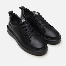 Hotiç Hakiki Deri Siyah Erkek Günlük Ayakkabı 02ayh292890a100 Siyah-black Siyah