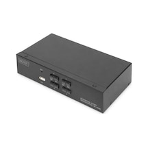 Digitus DS-12880 4 Port Single Display 4K Desktop HDMI KVW Switch