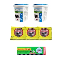 Klerat Pelet Yem 2 x 80 G + Rats Fare Pastası 3 x 100 G + Asworld Fare Yapışkanı