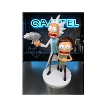Rick Ve Morty 15 Cm Özel Tasarım Figür Seti - El Boyaması Koleksiyonluk Hobi Figürü