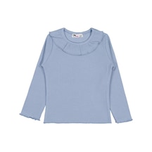 Civil Girls Yakalı 2-5 Yaş Sweatshirt Mavi Civil Girls Yakalı 2-5 Yaş Sweatshirt Mavi