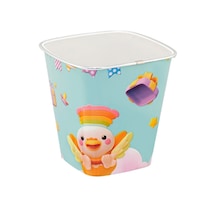 Aytan Ç-134 Masa Üstü Çöp Kovası Desen Baskılı Kare