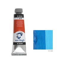 Talens Van Gogh Yağlı Boya 40 ML Seri 1 535 Cerulean Bl. (Phthalo)