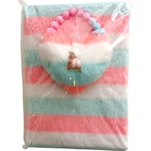 14x20 Cm Peluş Hatıra Defteri 80 Yaprak Çizgili-3
