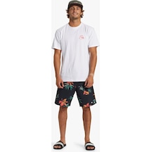 Quiksilver The Boardshort Mor Whıte Erkek T-Shırt Aqyzt0 001