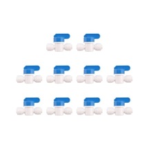 Ulzyvf Çaplı Küresel Vana 1/4 X 1/4 İnç Od Vana Su Sistemi Paket 10 - Kullanışlı Su Sistemi Aksesuarı