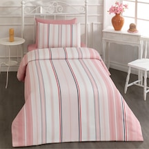 Asos Tek Kişilik Pamuklu Nevresim Seti 160x220 Pudra