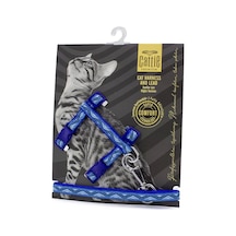 Cattie Premium Desenli Dokumadan El Yapımı Kedi Göğüs Takımı 40