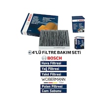 Wöbermann+bosch Peugeot 207 1.6 Hdi Filtre Bakım Seti 2007-2011 4kp
