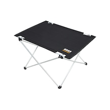 Haegs Ultralight Katlanır Kamp Masası, Piknik, Bbq, Balıkçılık, Avcılık, Plaj İçin Masa Orta Siyah
