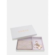 Guess Hediyelik Kartlık Ve Anahtarlık Kadın Krem Kutu Seti Gfboxwp6202-sto